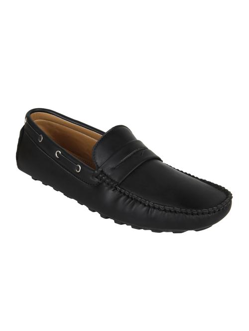 black leatherette loafers - 11046032 - Very Small Image - 1
