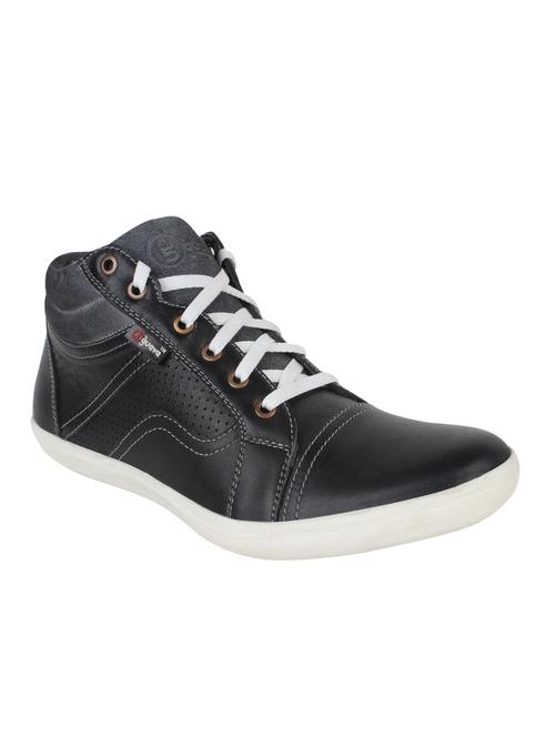 black leather sneakers - 11046085 - Very Small Image - 1
