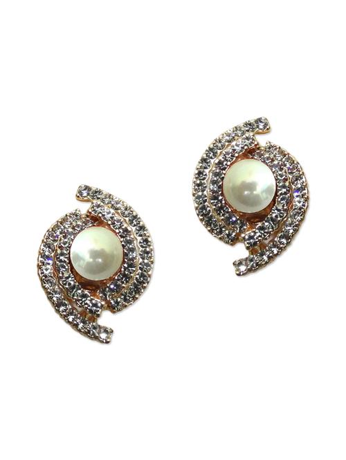 metal alloy stud earrings(for non-pierced ears) - 11048451 - Very Small Image - 1