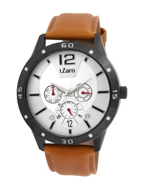 tzaro quartz white dial men's watch tzmul10z45tan - 11051306 - Very Small Image - 1