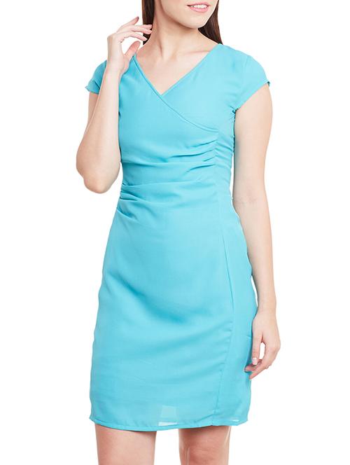 teal cotton dress - 11052068 - Very Small Image - 1