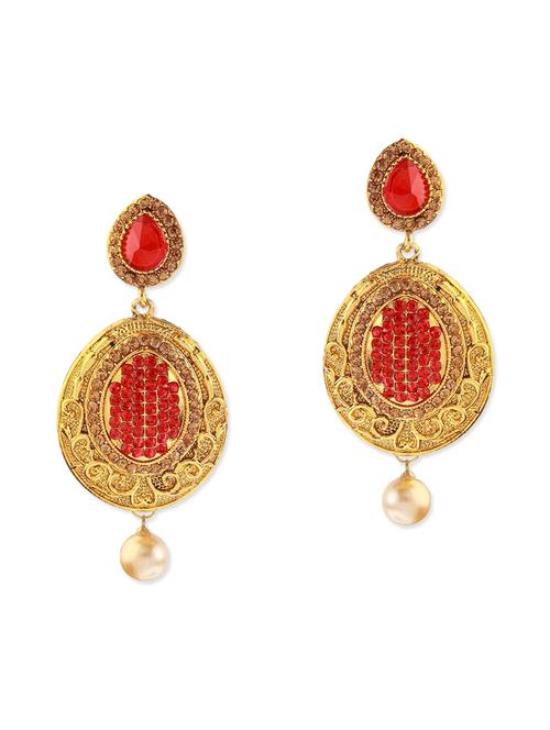 red metal earring - 11053433 - Very Small Image - 1