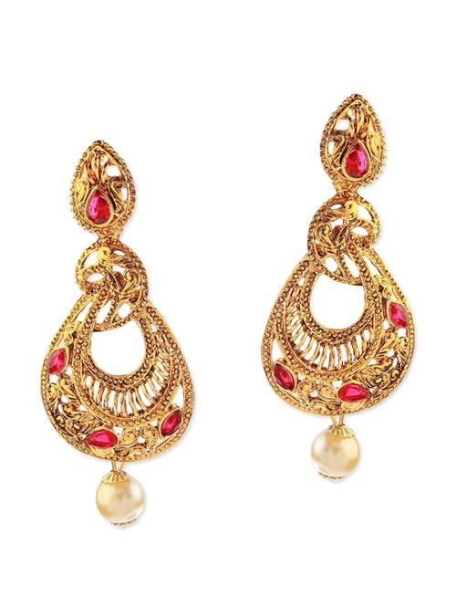 red metal earring - 11053454 - Very Small Image - 1