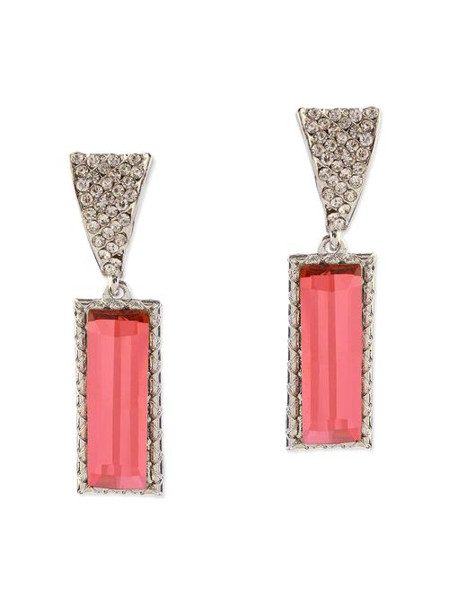 peach metal earring - 11053501 - Very Small Image - 1
