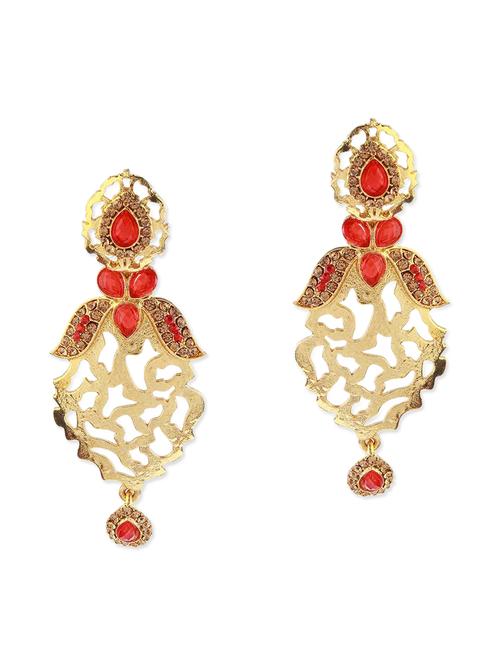 red metal earring - 11053522 - Very Small Image - 1