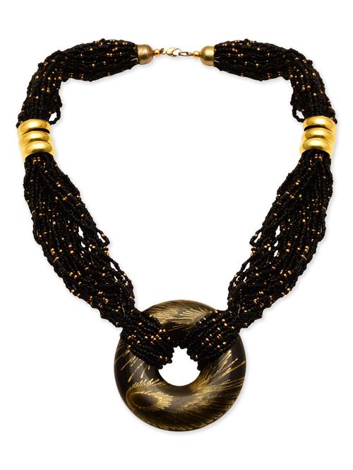 black crystal necklace - 11057381 - Very Small Image - 1