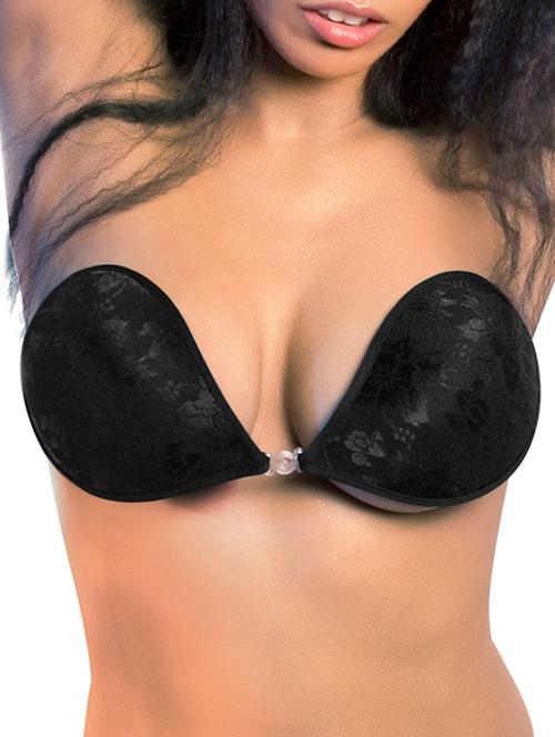 floral pattern push up stick-on bra - 1106069 - Very Small Image - 1