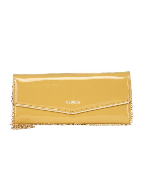 yellow leatherette wallet - 11062273 - Very Small Image - 1