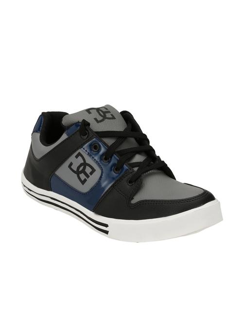 blue faux leather sneakers - 11064580 - Very Small Image - 1