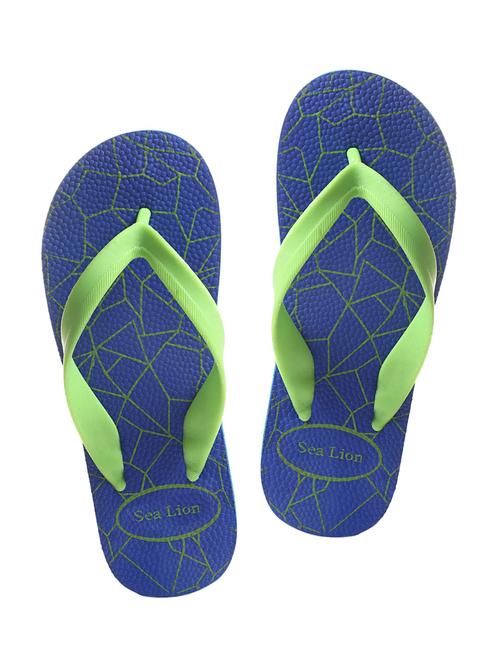 blue rubber slippers, flip flops & sliders - 11065684 - Very Small Image - 1