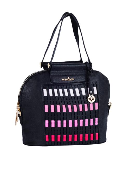 black leatherette handbag - 1106726 - Very Small Image - 1