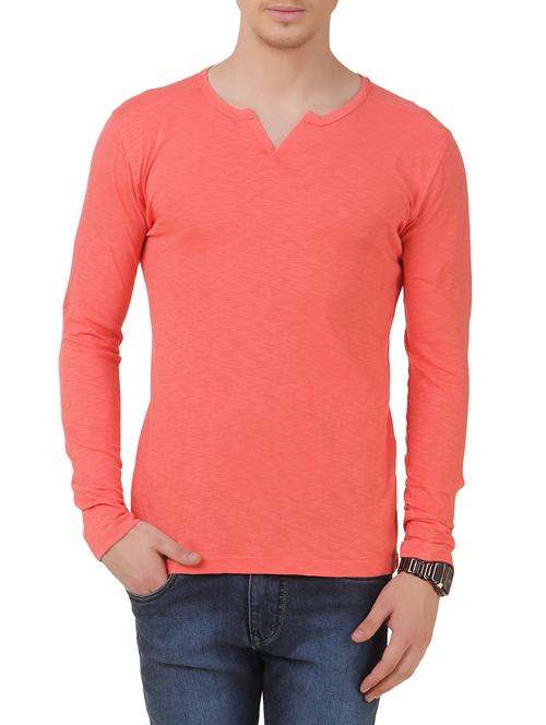 orange cotton tshirt - 11067627 - Very Small Image - 1