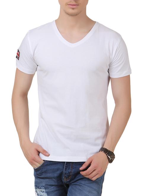 white cotton tshirt - 11067657 - Very Small Image - 1