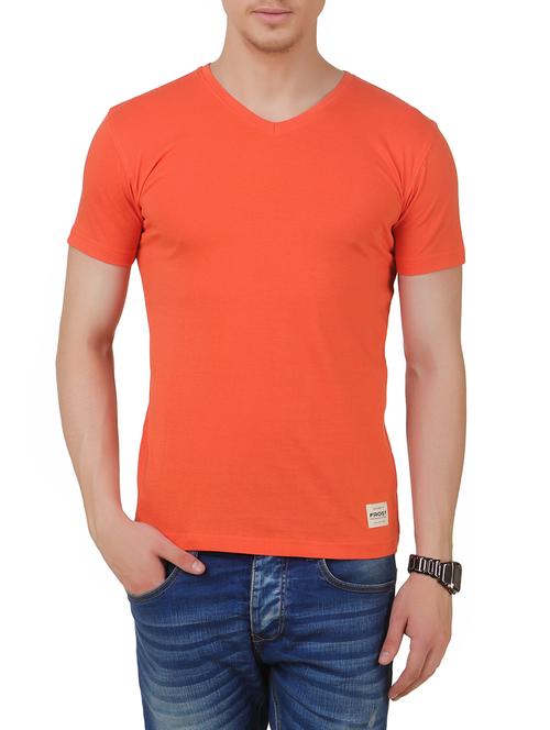 orange cotton tshirt - 11067674 - Very Small Image - 1