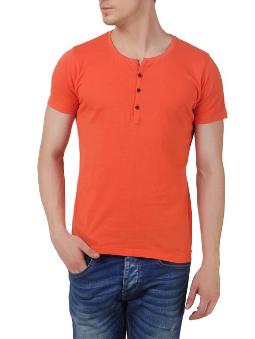 orange cotton tshirt - 11067680 - Very Small Image - 1