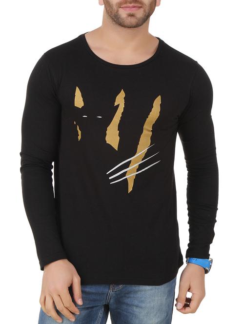 black cotton tshirt - 11067697 - Very Small Image - 1