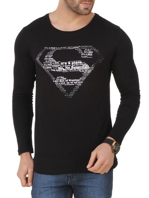 black cotton tshirt - 11067699 - Very Small Image - 1
