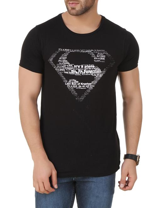 black cotton tshirt - 11067701 - Very Small Image - 1