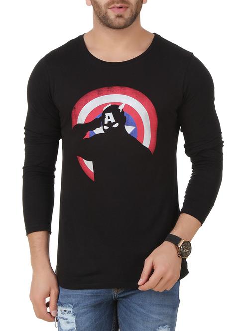 black cotton tshirt - 11067707 - Very Small Image - 1