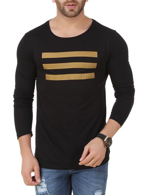 black cotton t-shirt - 11067710 - Very Small Image - 1