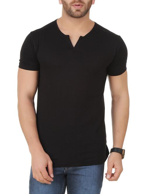 black cotton tshirt - 11067717 - Very Small Image - 1