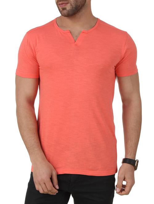 orange cotton tshirt - 11067724 - Very Small Image - 1