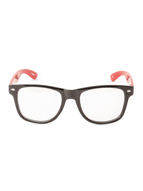 black frame red temple wayfarer glass - 1106850 - Very Small Image - 1