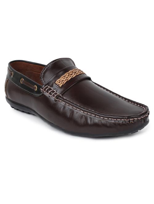 brown leatherette slippers, flip flops & sliders - 11068928 - Very Small Image - 1