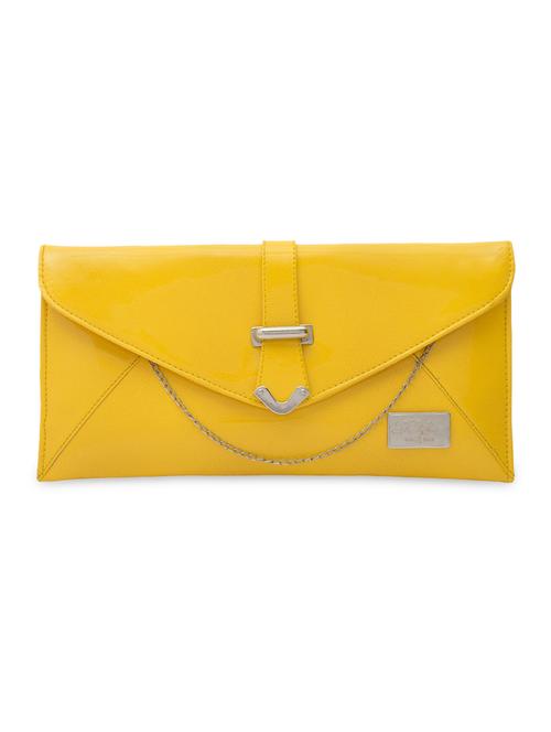 solid yellow envelop inspired clutch - 1107019 - Very Small Image - 1