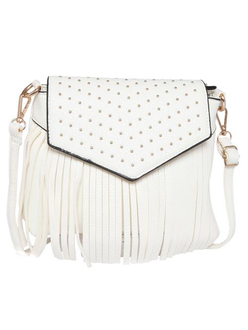 white faux leather handbag - 11072228 - Very Small Image - 1