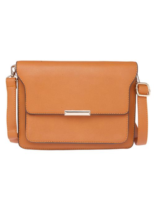 tan faux leather handbag - 11072251 - Very Small Image - 1