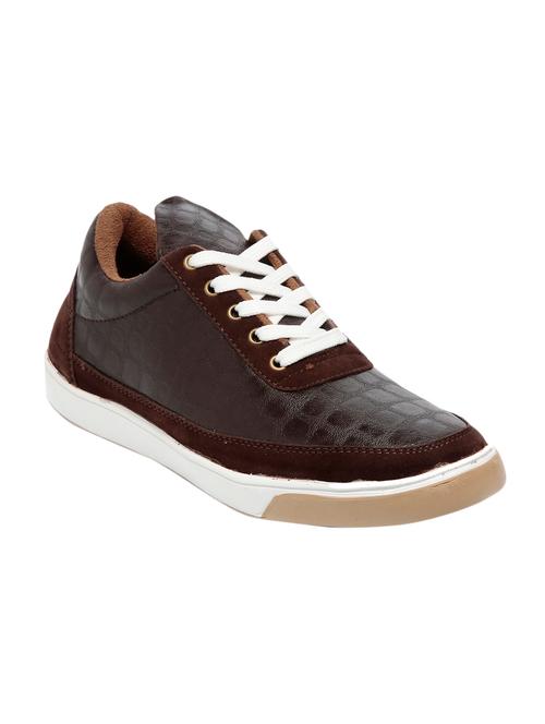 brown leather sneakers - 11075763 - Very Small Image - 1