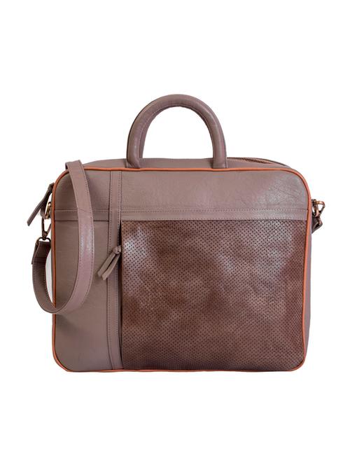 dark grey leather handbag - 11077092 - Very Small Image - 1
