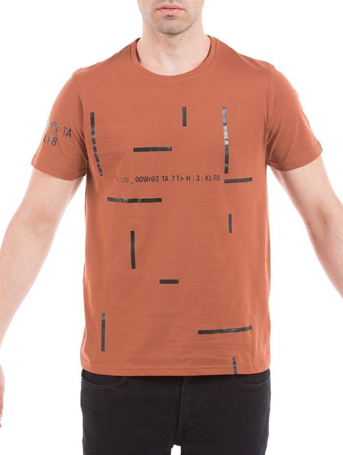 rust cotton tshirt - 11077469 - Very Small Image - 1