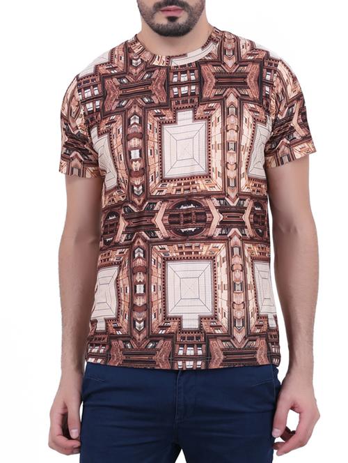 brown cotton tshirt - 11081764 - Very Small Image - 1