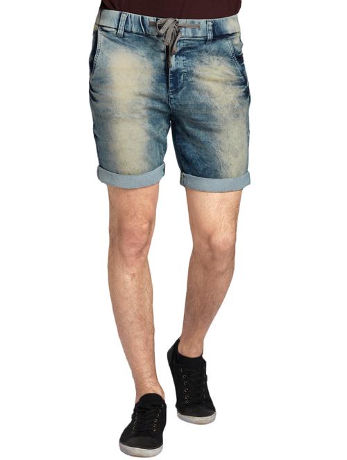 dark blue denim shorts - 11082056 - Very Small Image - 1