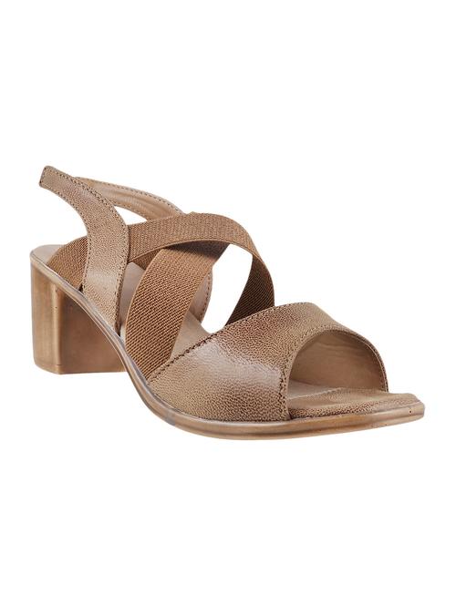beige leatherette sandal - 11082199 - Very Small Image - 1