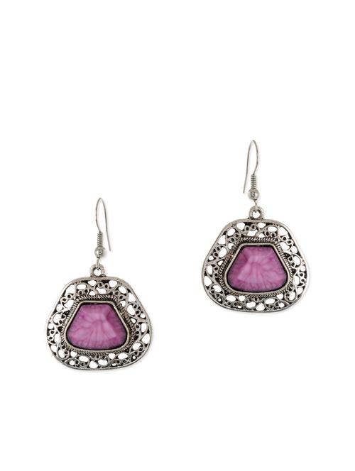 purple brass earring - 11083749 - Very Small Image - 1