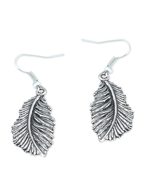 silver, black brass earring - 11083812 - Very Small Image - 1