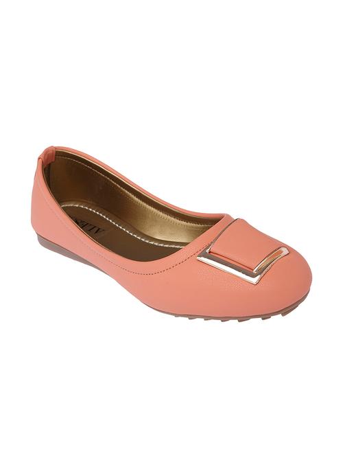 orange leatherette ballerina - 11083972 - Very Small Image - 1