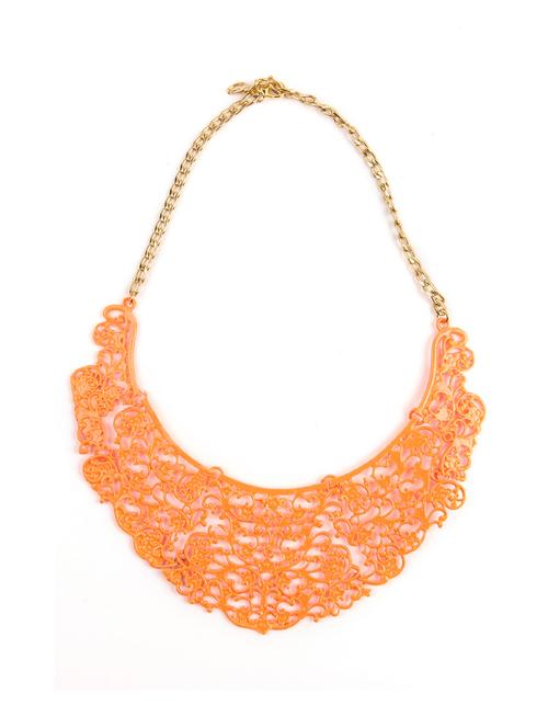 Neon art nouveau necklace - 11084 - Very Small Image - 1