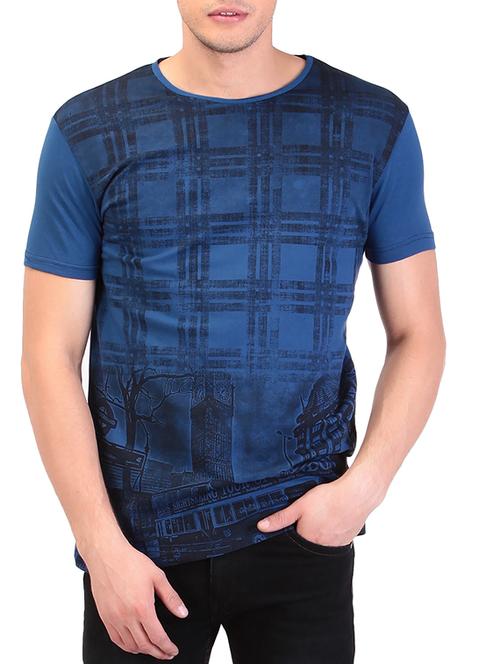 dark blue cotton tshirt - 11084627 - Very Small Image - 1