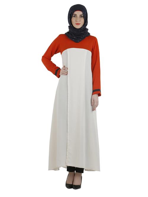 orange blend cloaks & abaya - 11084917 - Very Small Image - 1