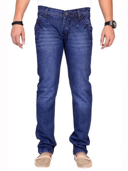 blue cotton blend jeans - 11085878 - Very Small Image - 1