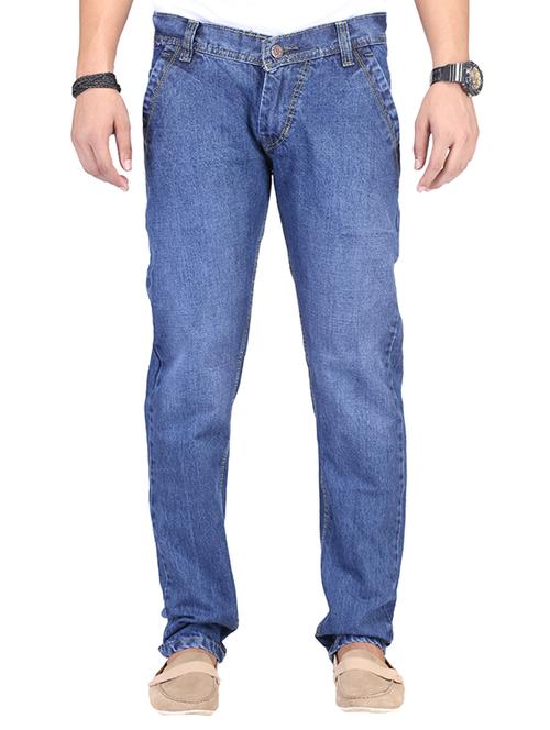 blue cotton blend jeans - 11085897 - Very Small Image - 1