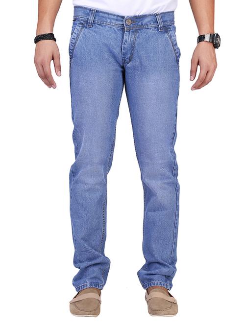 blue cotton blend jeans - 11085904 - Very Small Image - 1