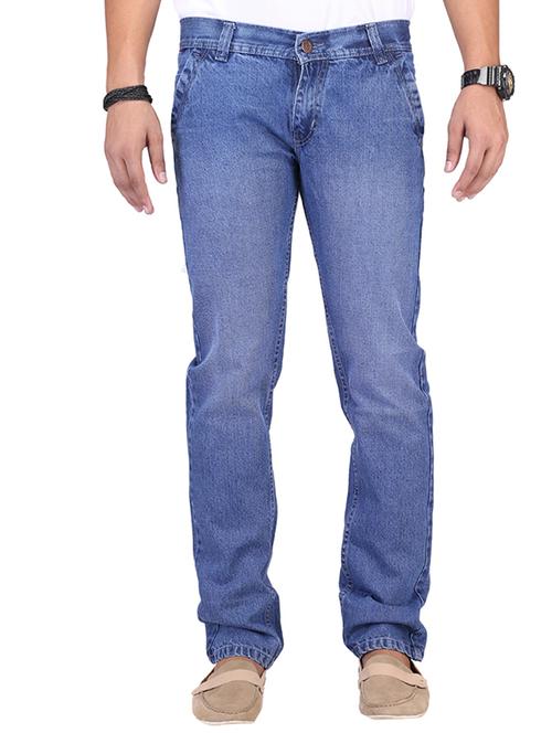 blue cotton blend jeans - 11085906 - Very Small Image - 1