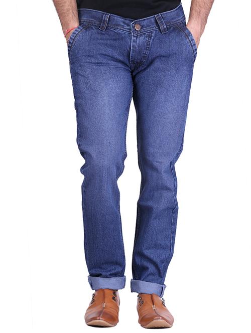 blue cotton blend jeans - 11085912 - Very Small Image - 1