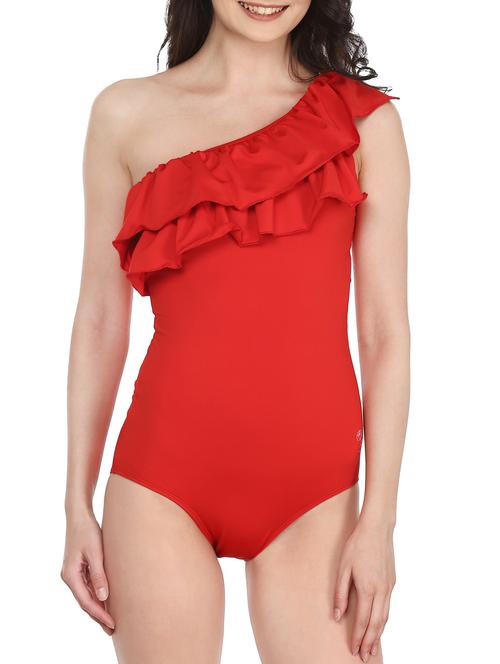 red polyester monokini - 11087679 - Very Small Image - 1