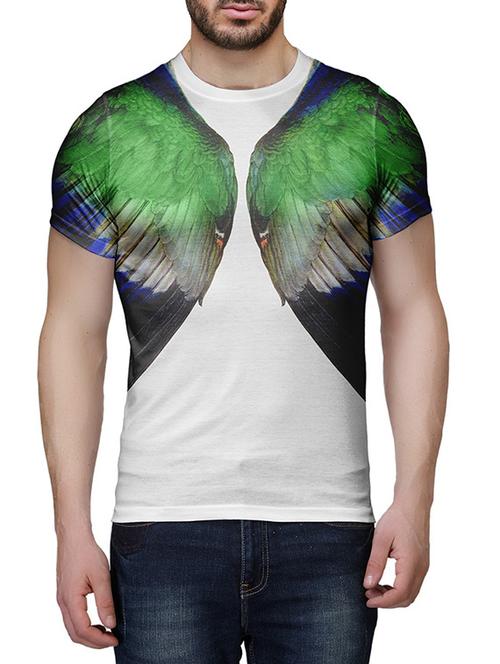 multi colored chest print cotton t-shirt - 11088443 - Very Small Image - 1